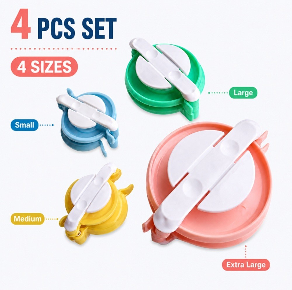 4 Sizes DIY Pompom Maker Kit – Fluff Ball Weaver for Crafting, Knitting & Wool