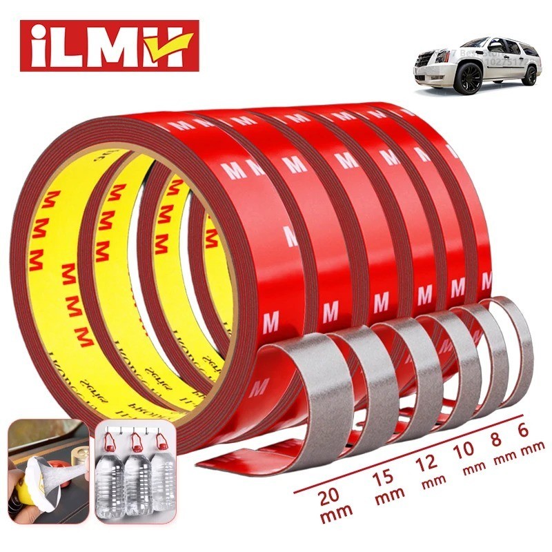 400 Auto Tape Acrylic Foam Double Sided Back Car Mounting Adhesive 3m x10mm 10ft
