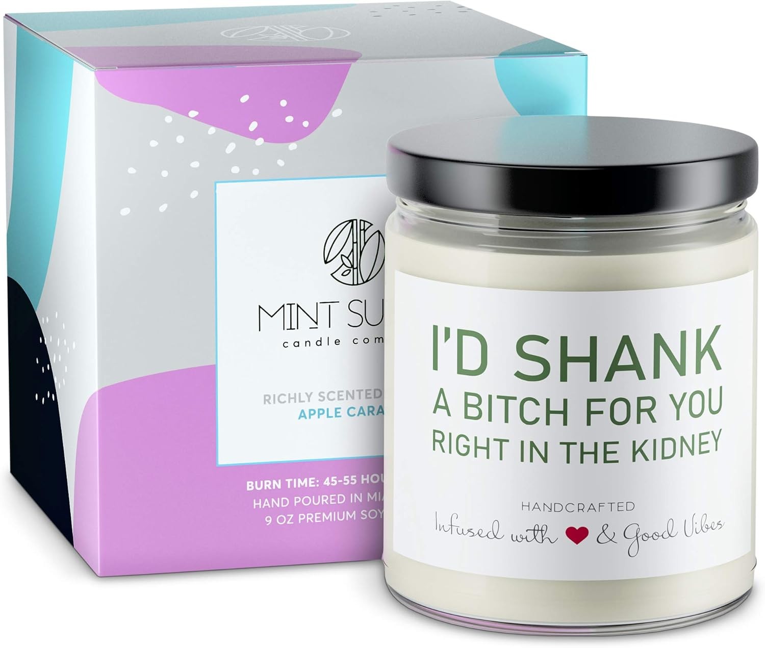 Best Friend Candle – Sister – Funny 9 ounce, I'd Shank a B*tch