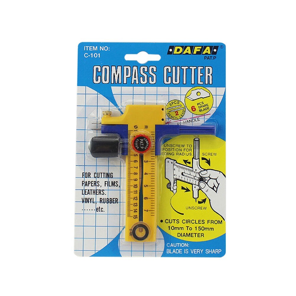 150mm Circle Compass Cutter for Cut Paper Leather Card Art Craft Tool Adjustable