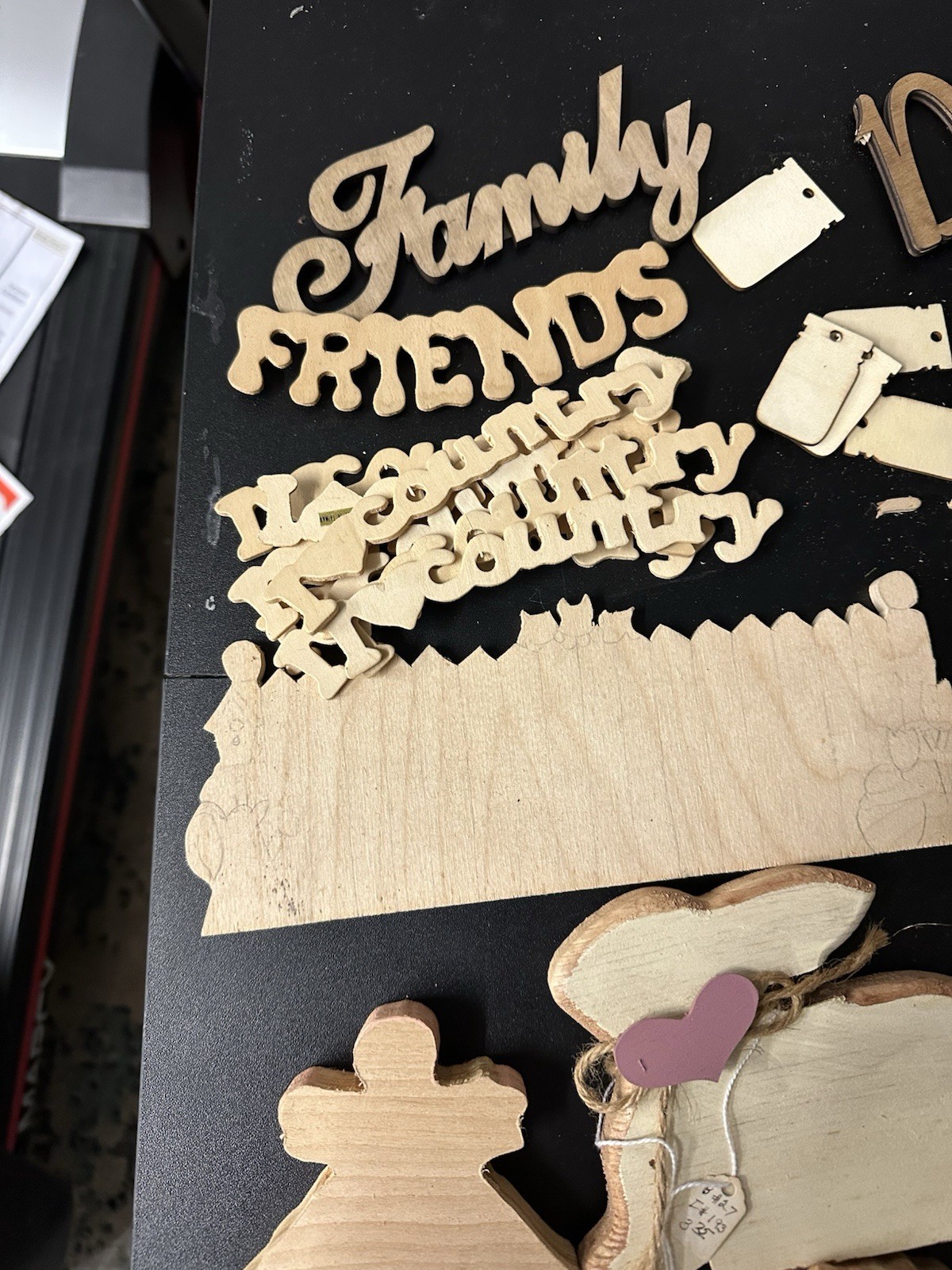 Lot Of Vintage Solid Wood Working Shapes/tags/etc All Sizes/occasions 170+ Craft