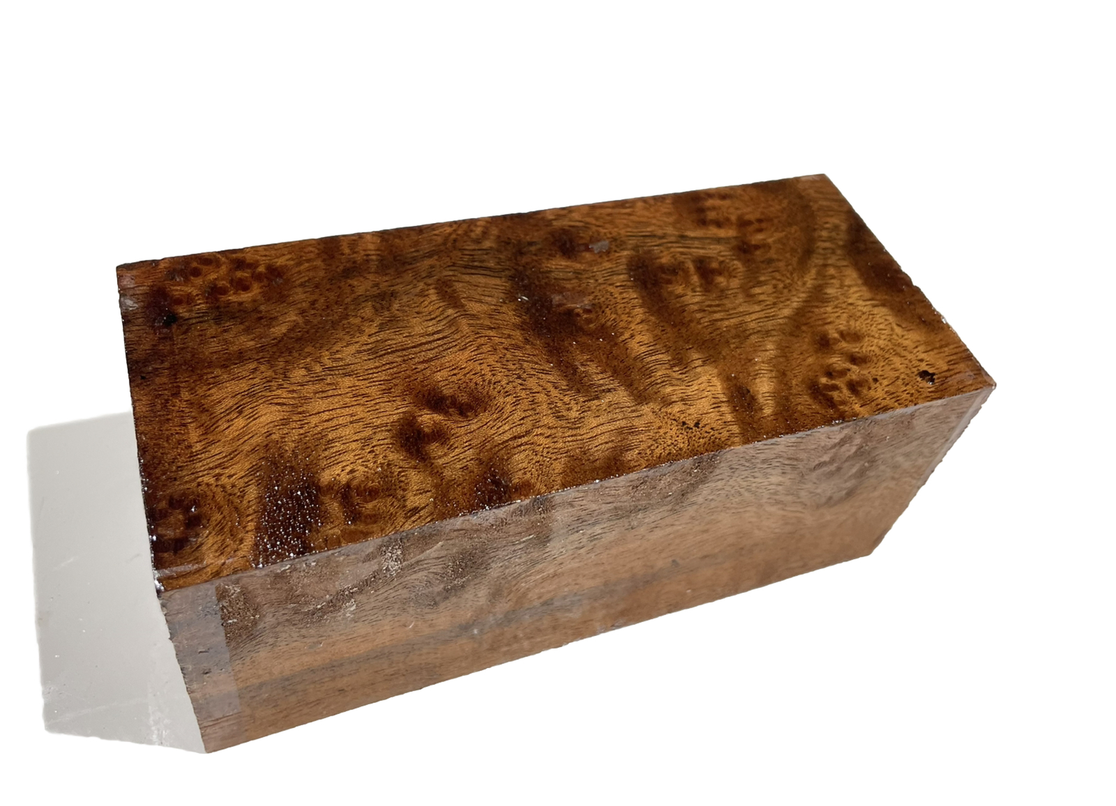 Camphor burl wood turning blank 2-7/16″ x 2-7/16″ x 5-5/8″ (J57) Dried