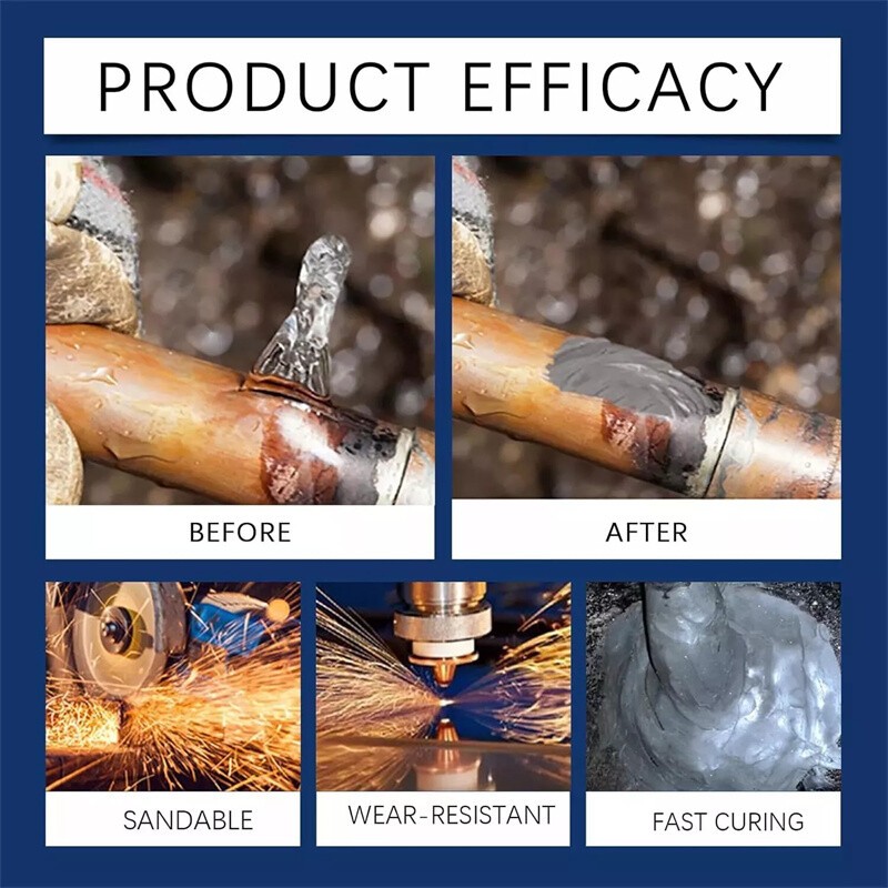 2 Pack Strong Foundry Glue, High Temperature Resistant Casting Metal Repair Glue