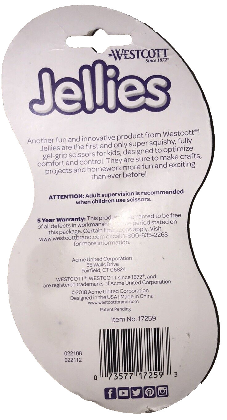 Jellies Squishy Purple Gel Grip Handles-Brand New-SHIPS N 24 HOURS