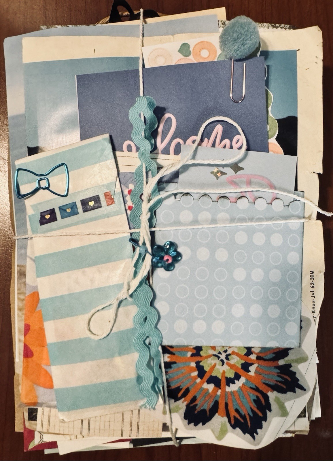 100+ Piece Junk Journal Supply Ephemera Vintage Modern Lot Paper Unique Mystery