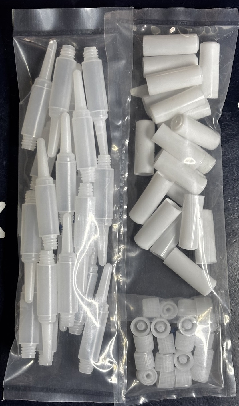 20 Sets 1ml Empty Plastic Squeeze Dropper Bottles Oils Lubes Liquid Dropper LDPE