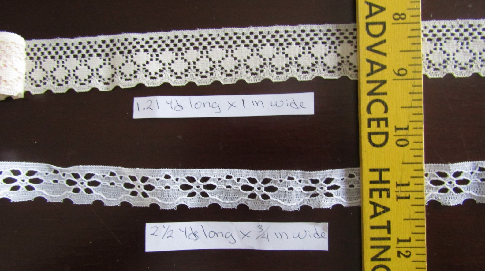 Lot 27 Yds White & Ivory Lace/Trims Remnants Sew- J.Journal Doll Crafts New