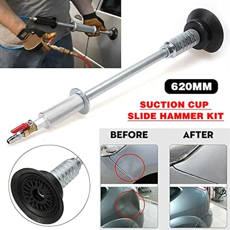 Upgraded Car Dent Air Pneumatic Dent Puller Car Auto Body Repair 3PCS Suction Cu