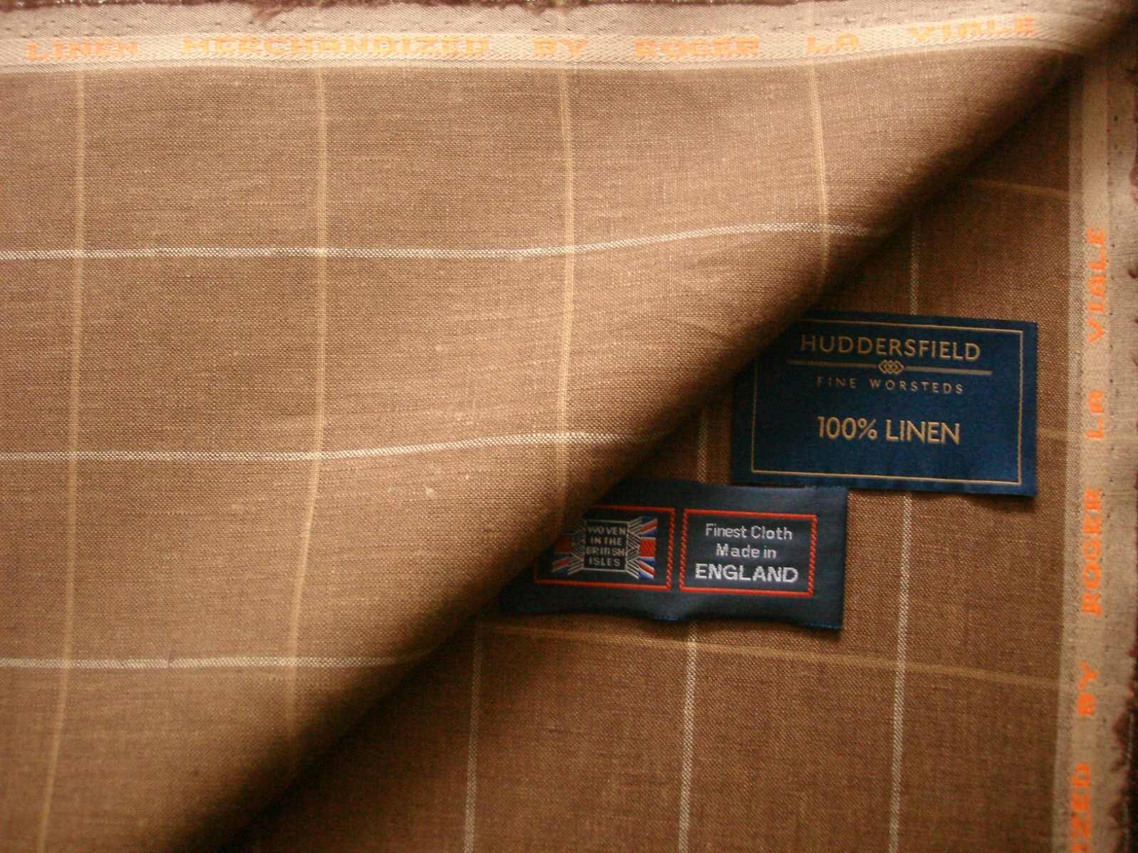 KITON WOOL JACKETING FABRIC “Vintage” MADE IN SCOTLAND FOR kiton – 2.0 m