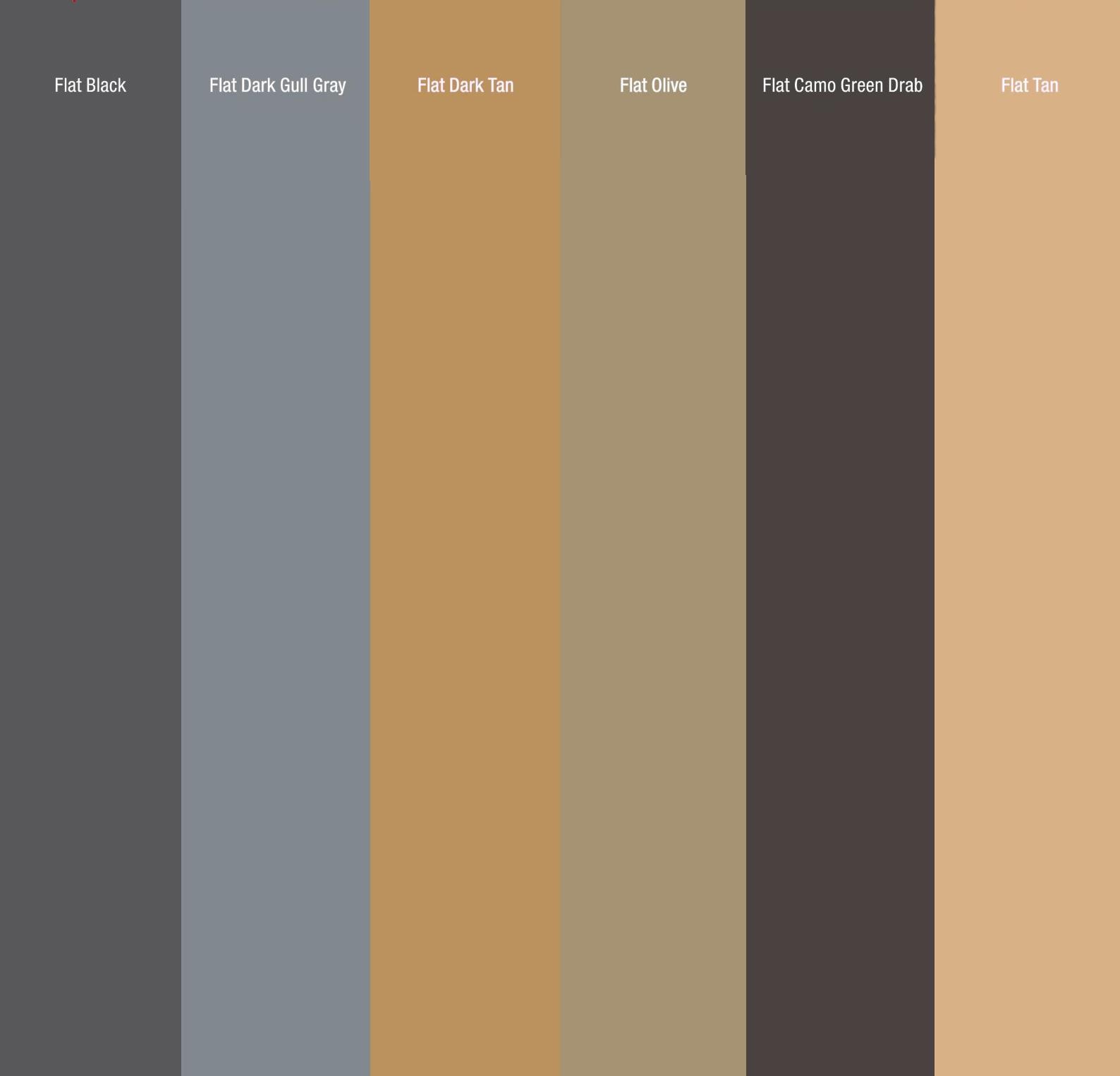 Testors Acrylic Paint Sets, 10 pc Camouflage Colors- 281228
