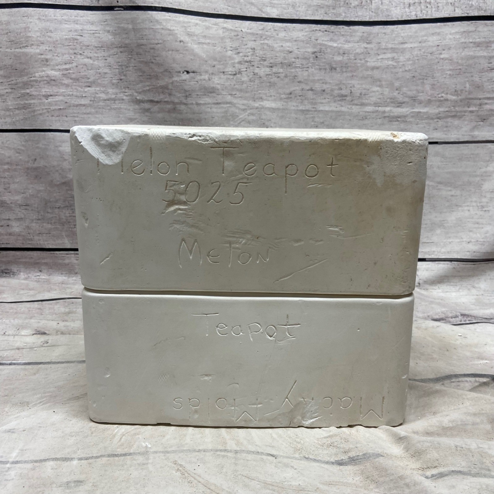 Macky Molds 5025 Melon Teapot Ceramic Slip Casting Mold Vintage