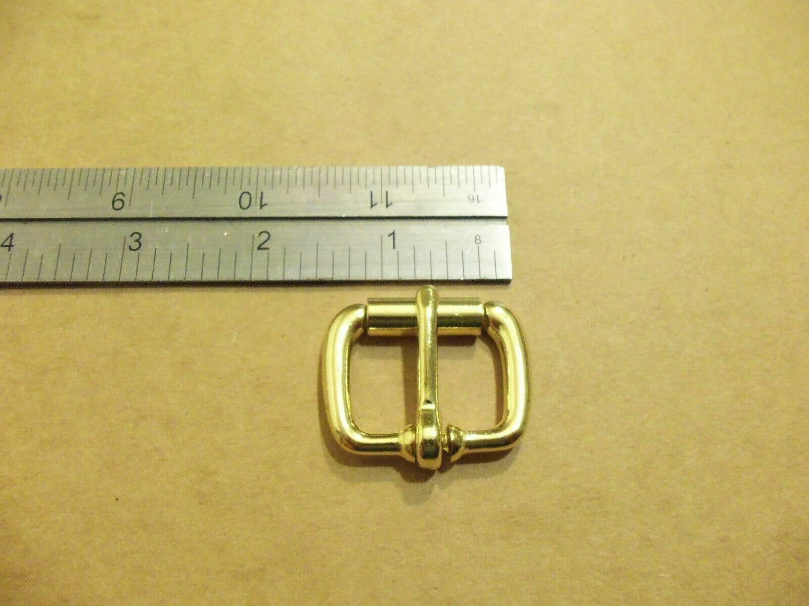 1″ Solid Brass End Bar Roller Buckles (Pack Of 5)