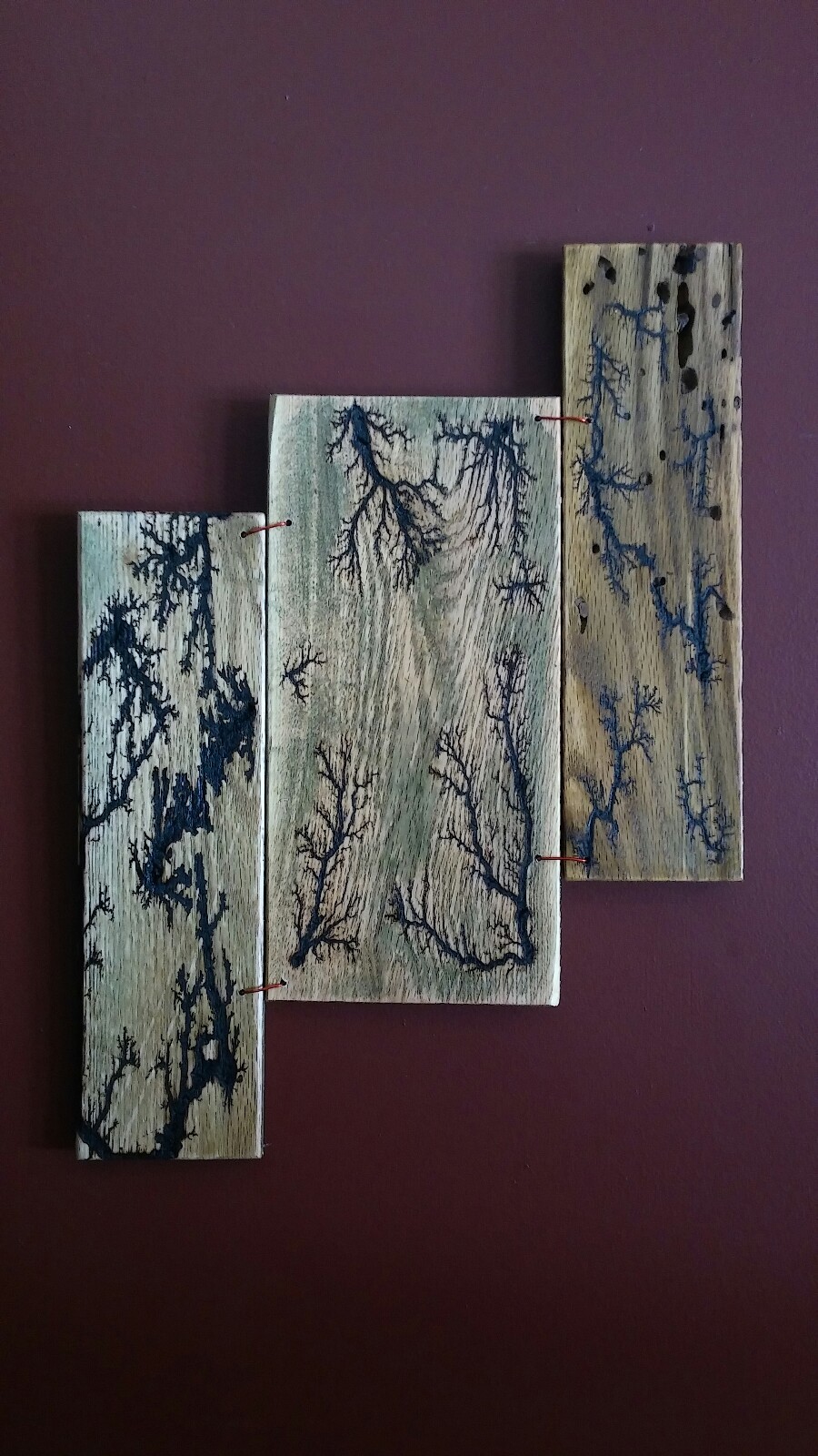 Modern Wood Oriental Yoga Zen Art Decoration Original Natural 100%Reclaimed Wood