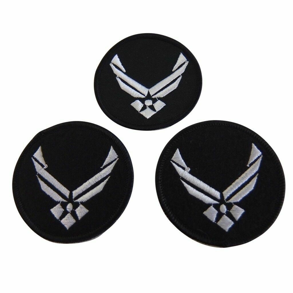 Stargate SG-1 Air Force Wings Uniform Logo Embroidered Iron on Patch Set of 3