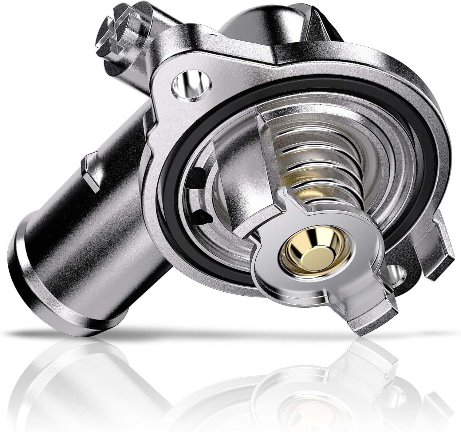 Upgrade Aluminum Thermostat Housing Assembly Compatible with Dodge Durango Jeep