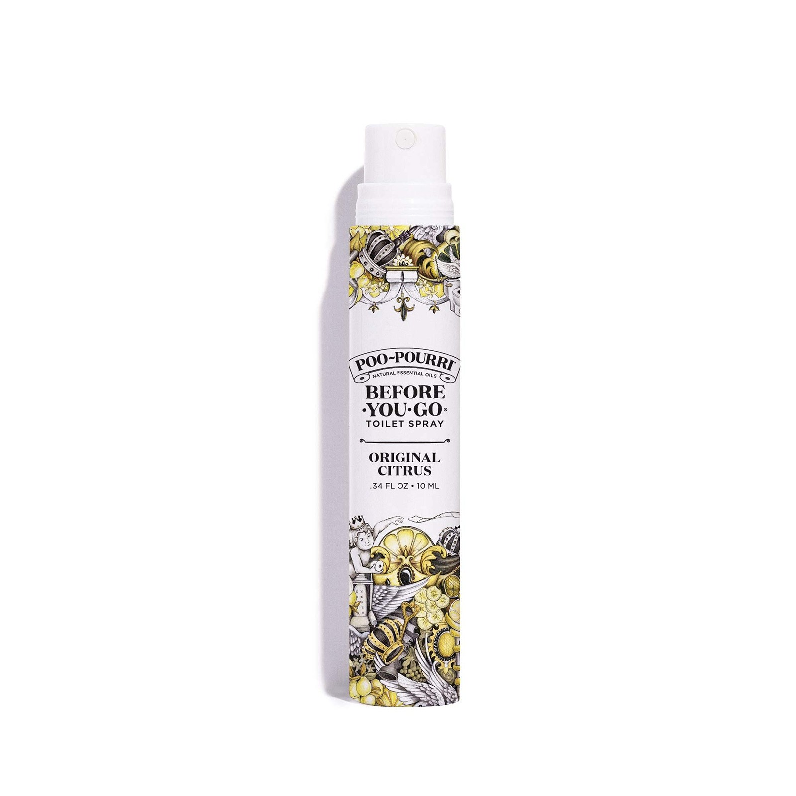 Poo-Pourri Before-You-Go In a Pinch 0.34 Fl Oz (Pack of 1), Original Citrus