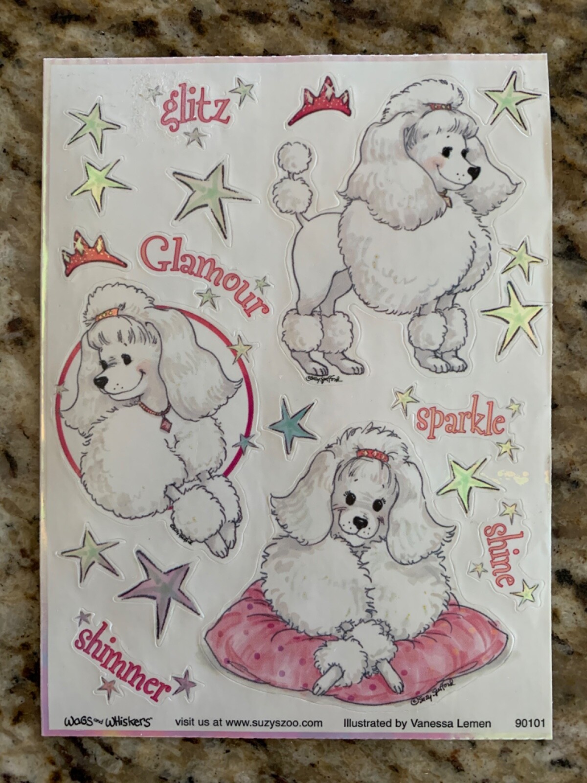 10 Suzy’s Zoo sticker sheets (lot 1)