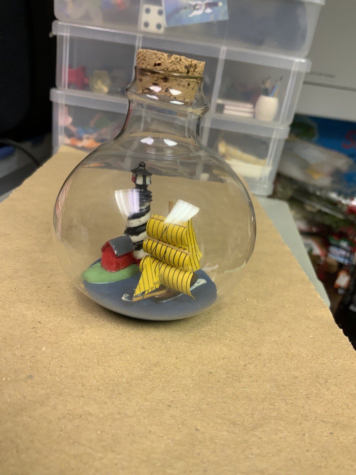 Craft Glass Bottle With Cork