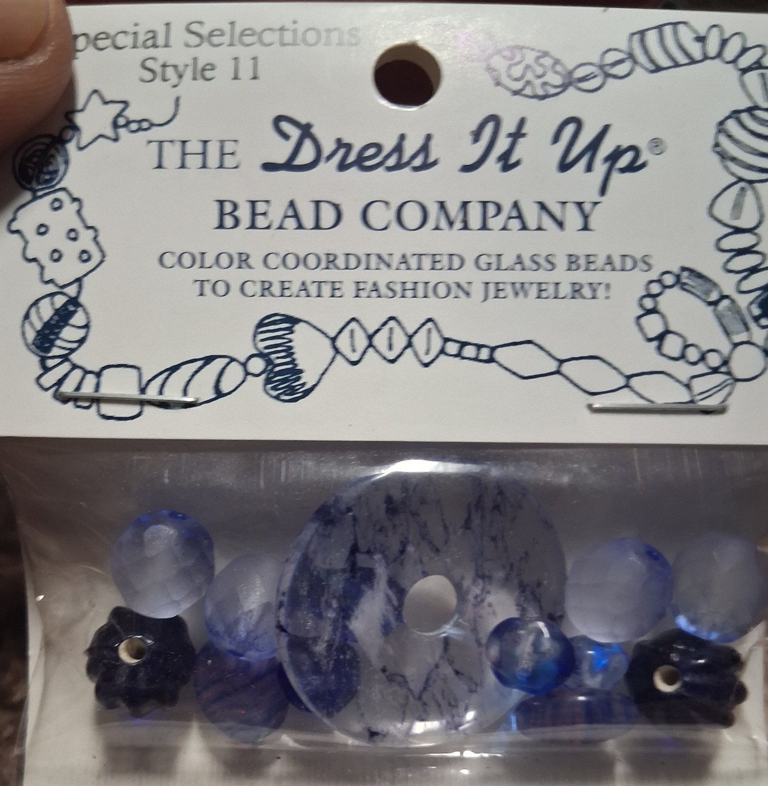 Dress It Up Bead Company Glass/semi-precious Stone Bead Mix Lot Multicolor