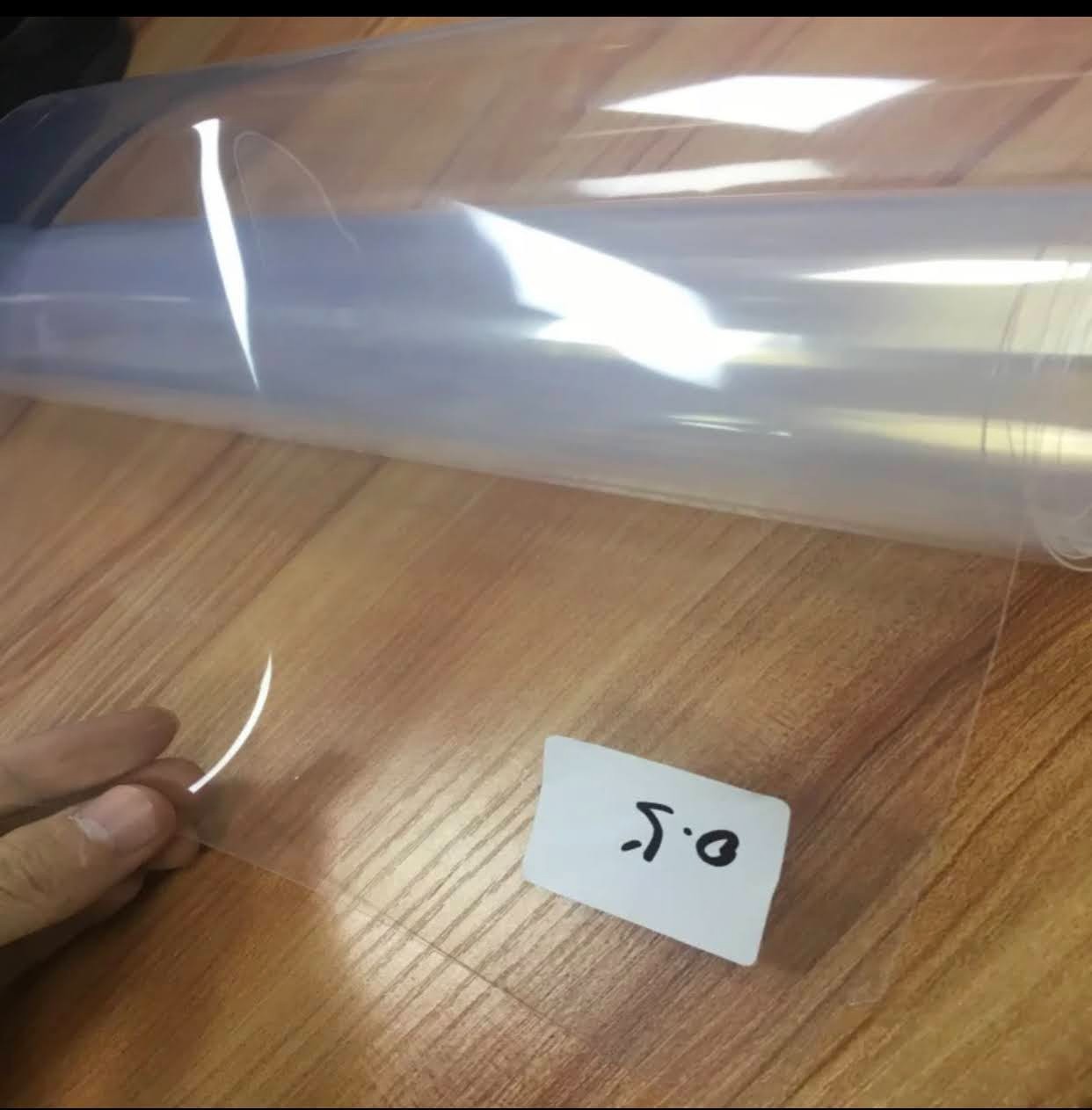 PVC Clear Plastic Tinted 0.5mm (20 gauge)Polyvinyl Transparent Multiple Uses 48″