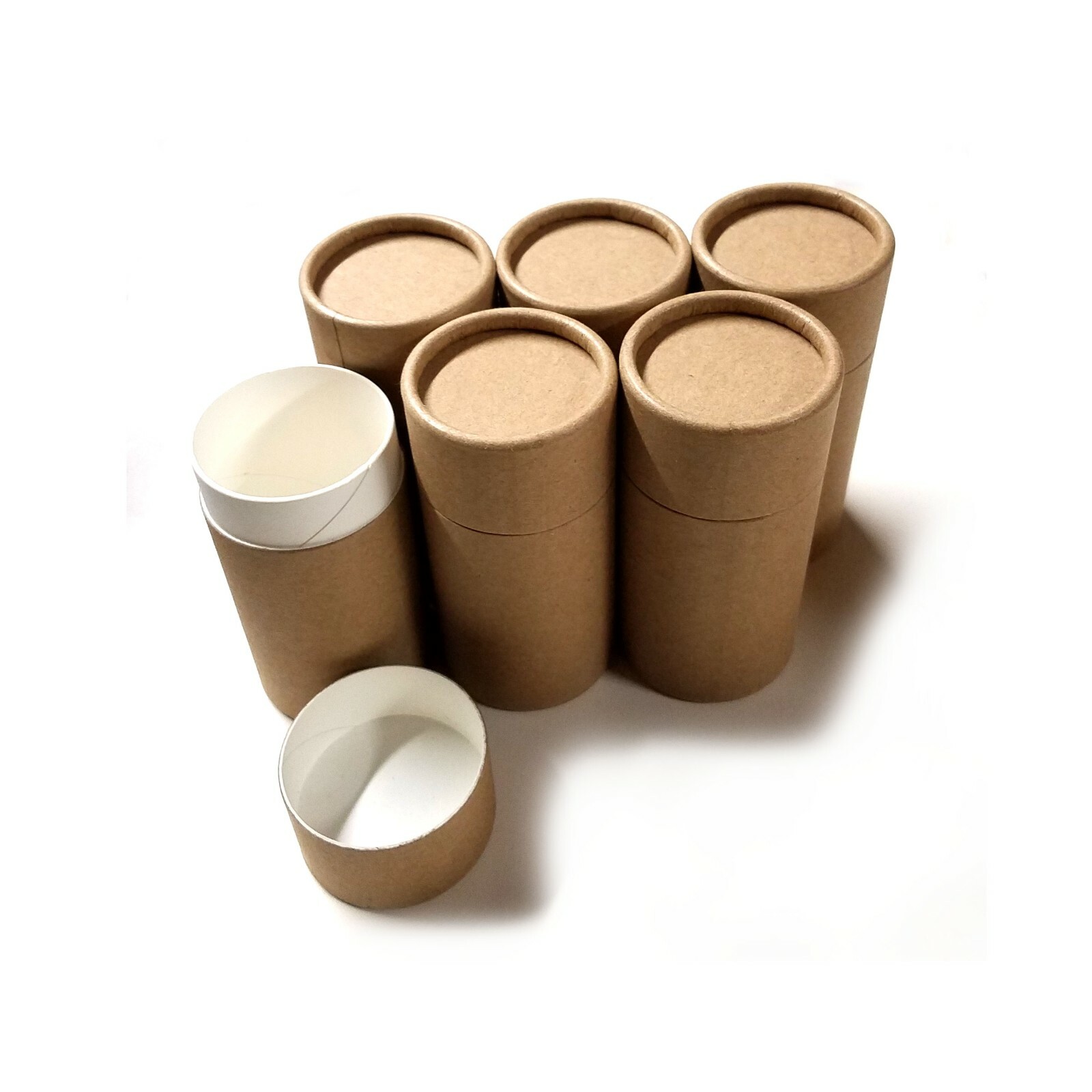 Empty Cardboard Deodorant Containers – Naturally BPA Free, Biodegradable:1-2-3oz