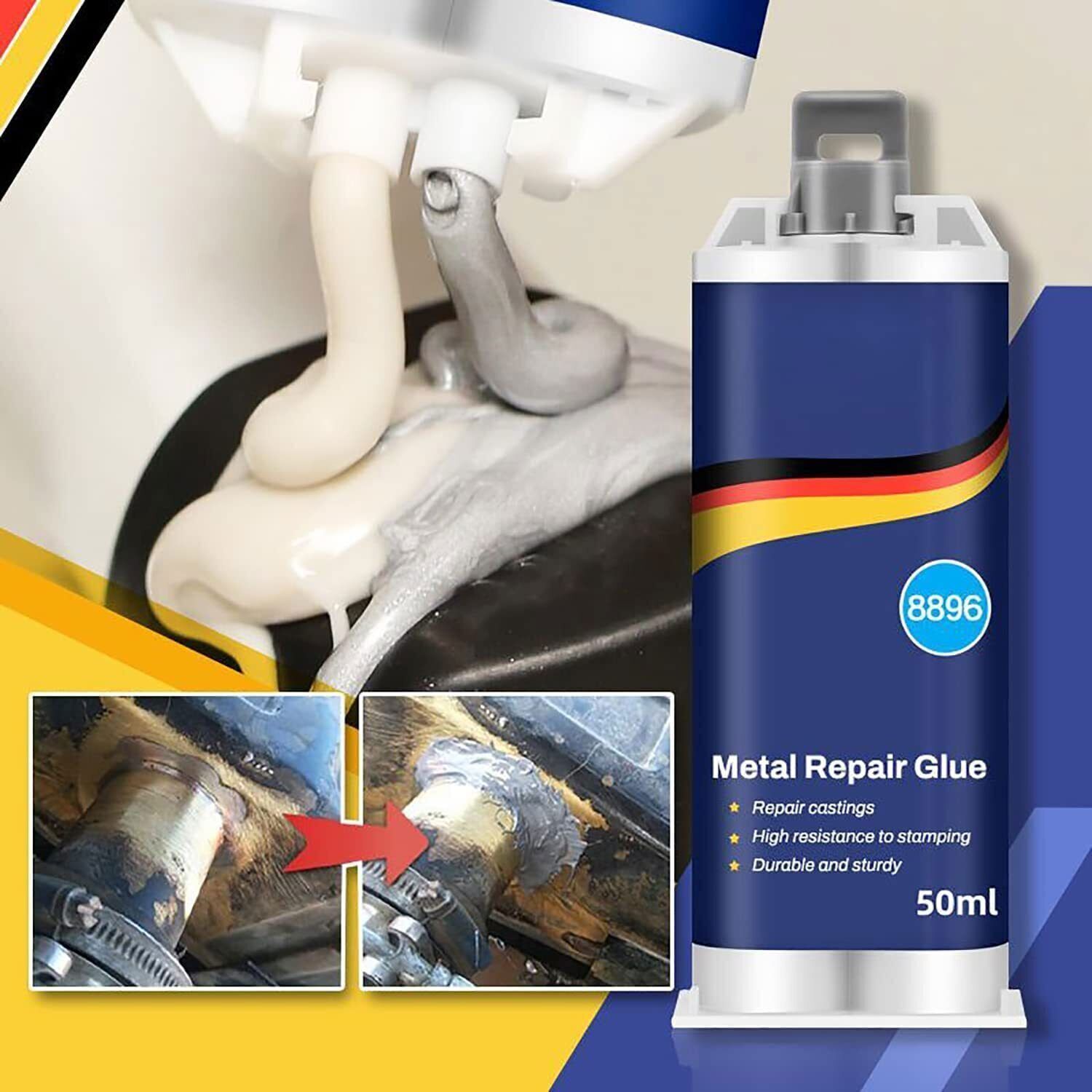 2 × Metal Repair Paste AB Casting Repair Glue Industrial Heat Cold Weld Sets USA