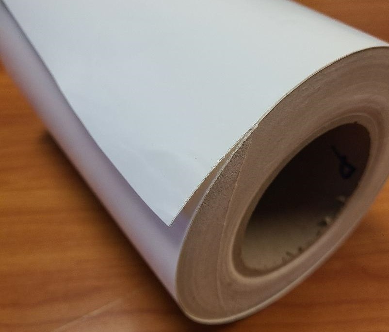 3.4 mil Gloss & Matte White Removable Low-Tack Calendar Vinyl Latex/Solvent/UV