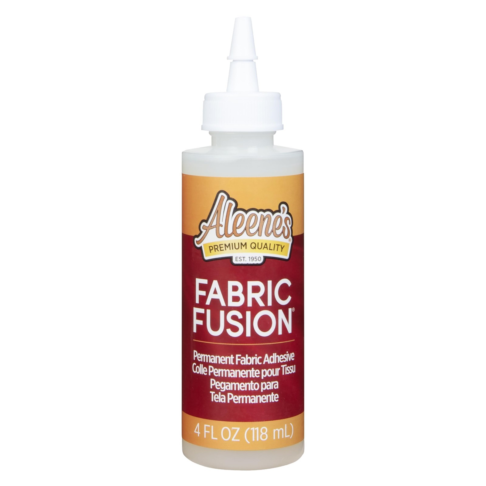 Aleene’s Fabric Fusion Permanent Fabric Adhesive Glue 4oz.