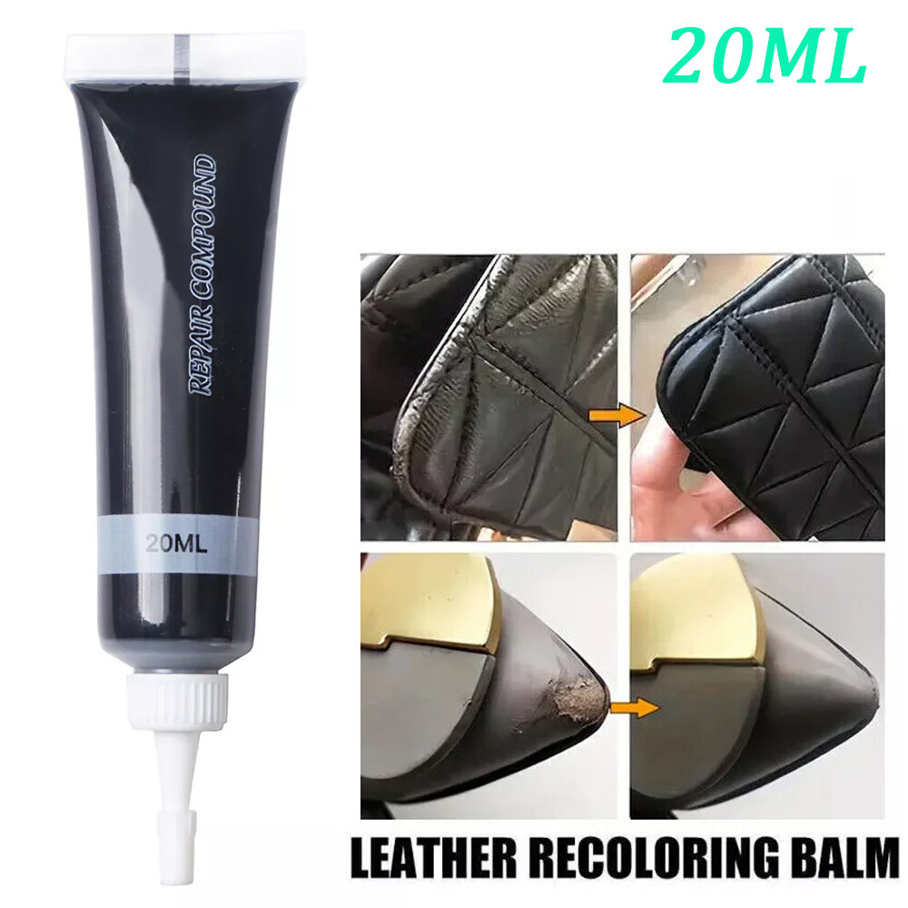 Advanced Leather Repair Kit Filler Leather Repair Patch Black For Car Seat Sofa