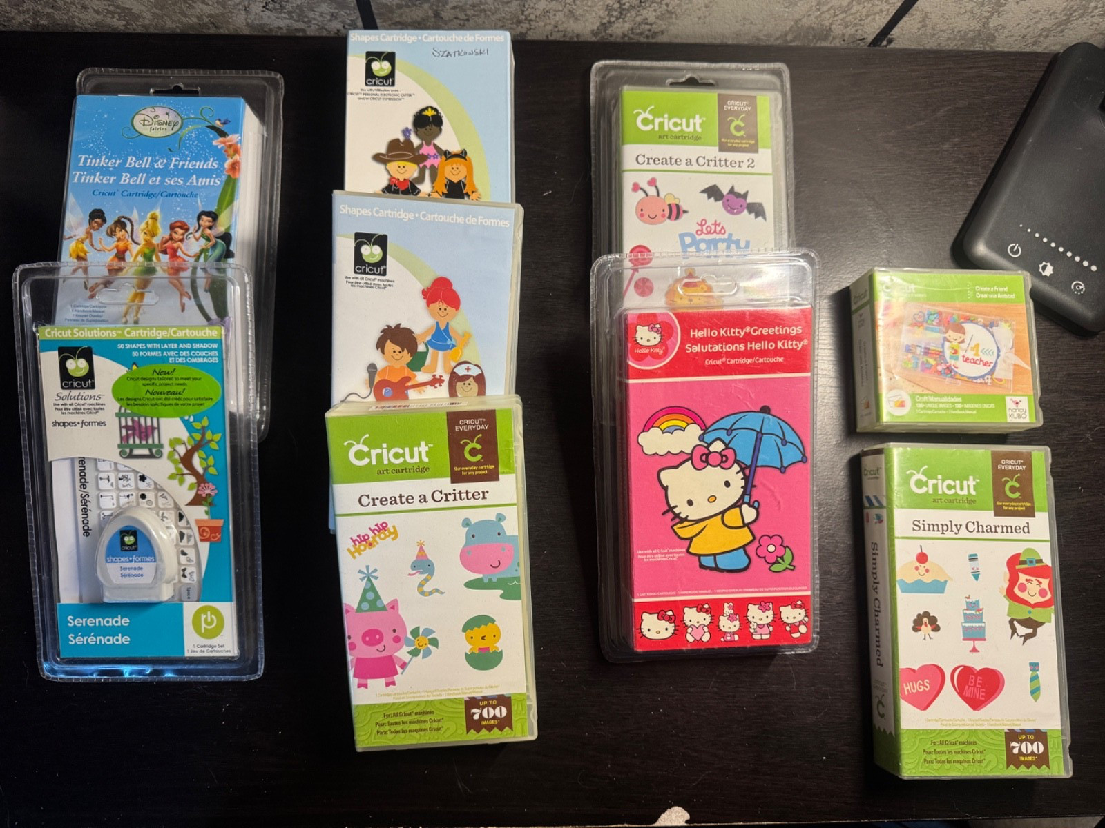 Assorted Cricket Cartridges – Mix of unopened / used