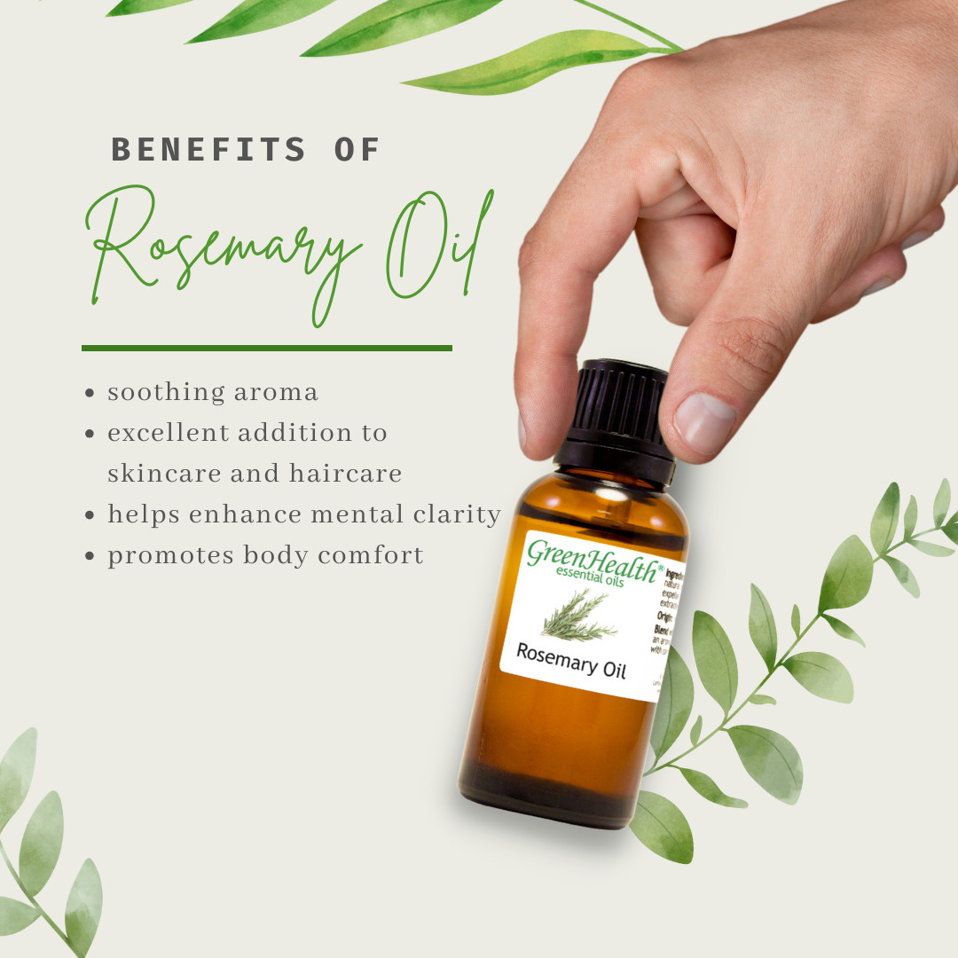 5 ml Rosemary Essential Oil (100% Pure & Natural) – GreenHealth