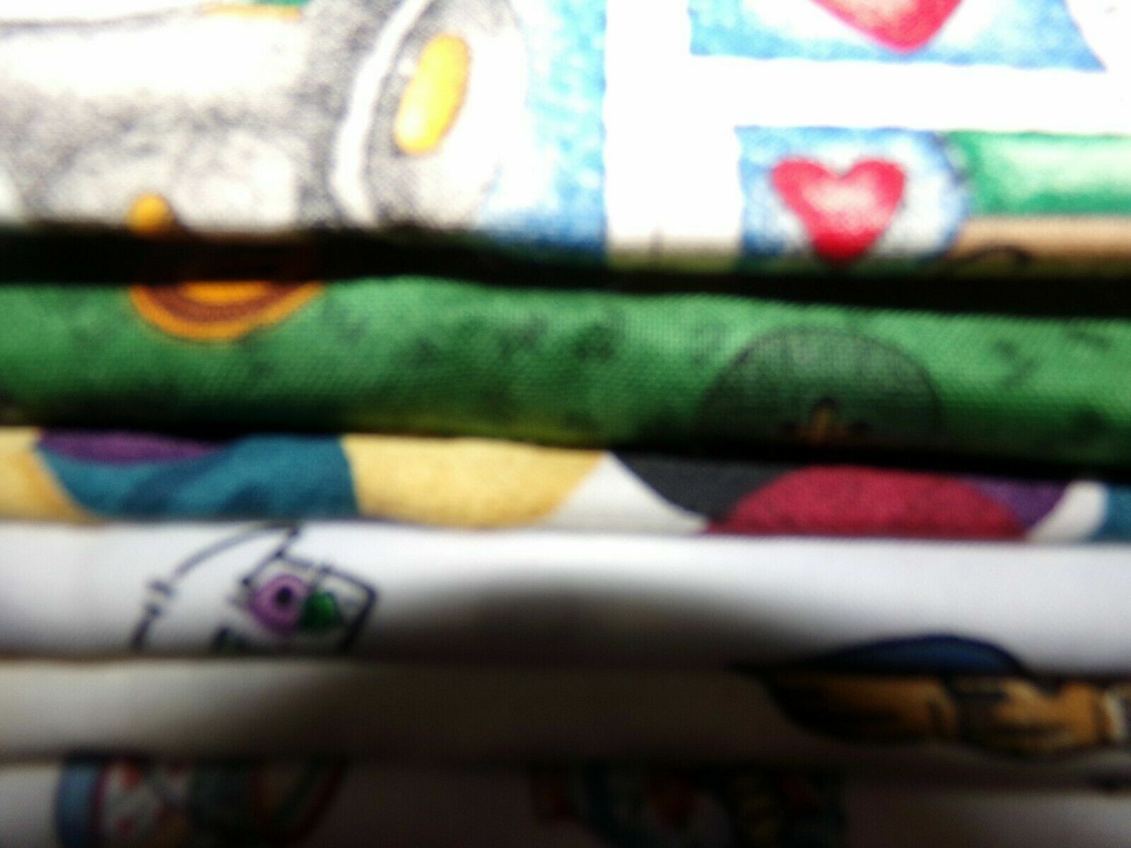 COFFEE tea CUP beans baking HOME Cotton FABRIC U-Pick HALF YARD 1/2 yd