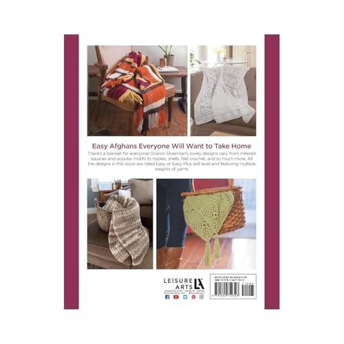 LEA Easy Afghans Crochet Bk, None
