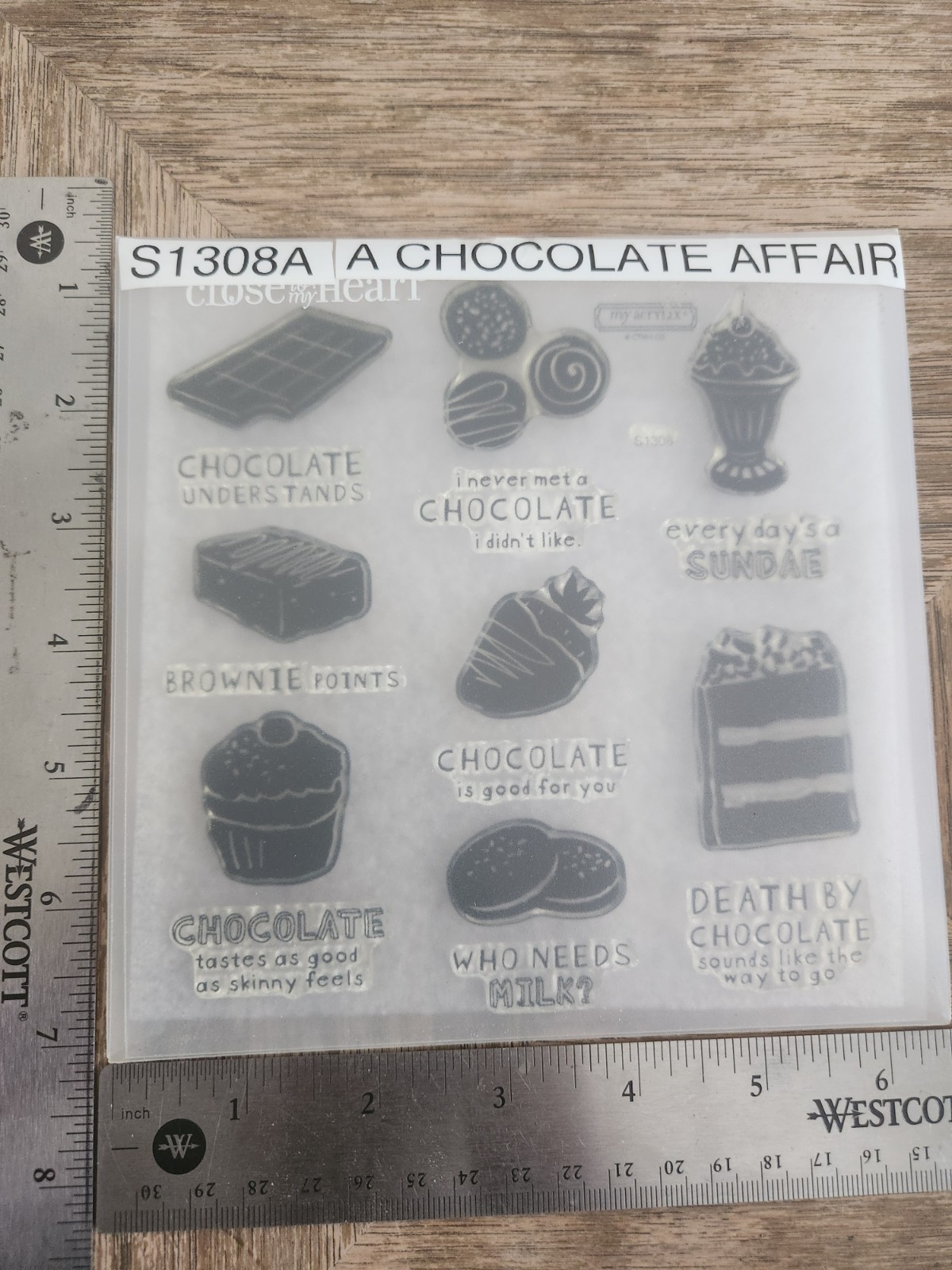 Close To My Heart Acrylix Stamp Sets You Choose over 300 Sets Available A-O