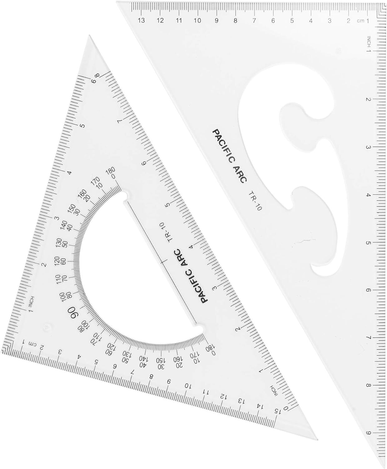 Pacific Arc Triangle Set 10 Inch 30/60 & 45/90 TR10W