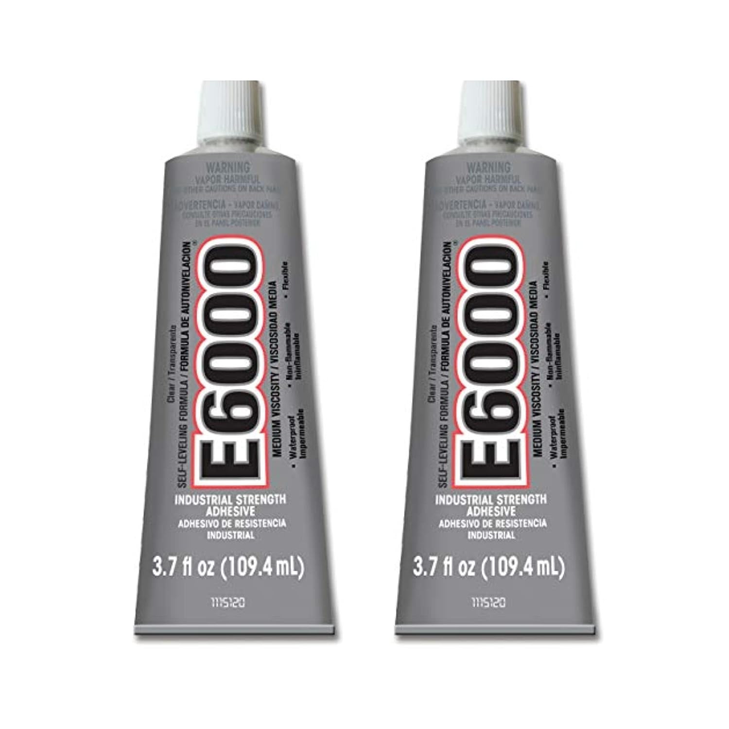 Eclectic Products 220011 E-6000 High Viscosity Multi-Purpose Adhesive 2 Pack