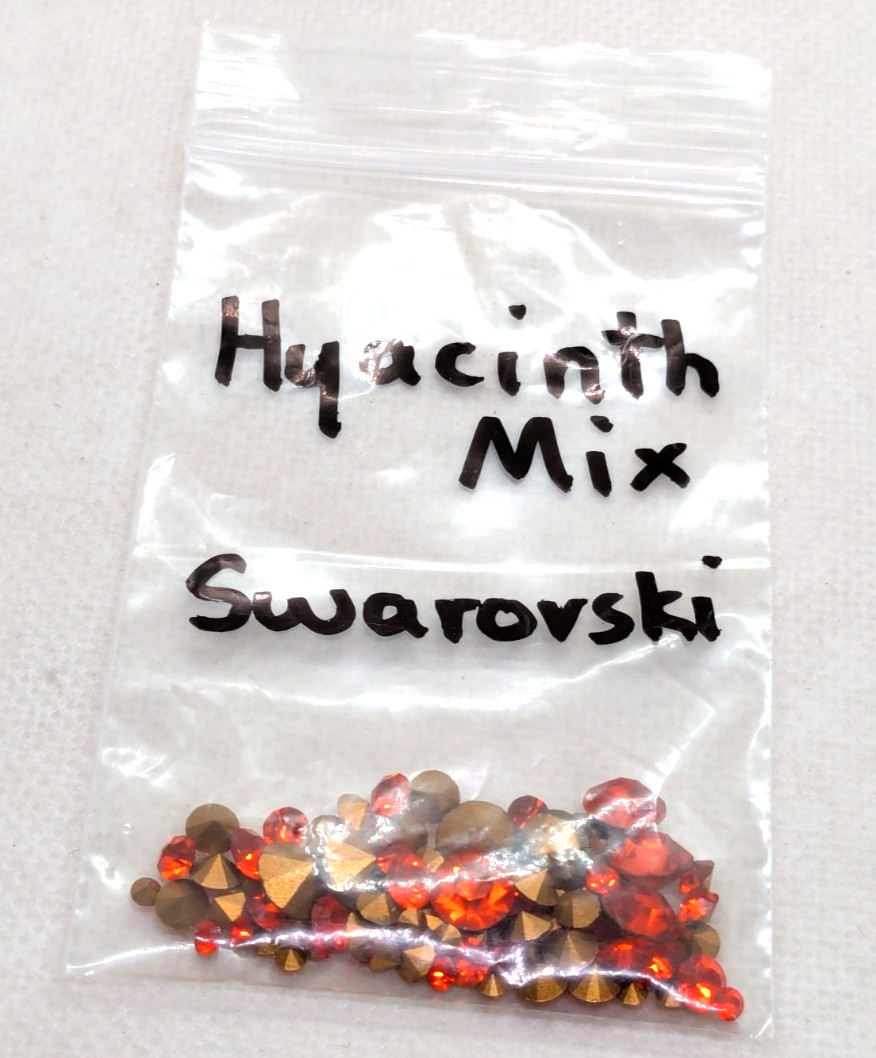 Swarovski Aurora Borealis Rhinestones 3 Bag Mix Light Rose – Hyacinth – Sapphire