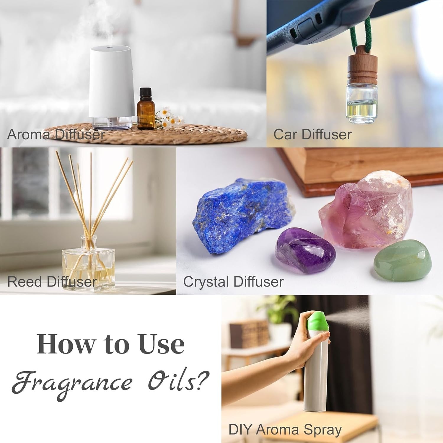 Lily of the Valley Fragrance Oil, MAYJAM 3.38FL.OZ Essential Oils for Diffusers