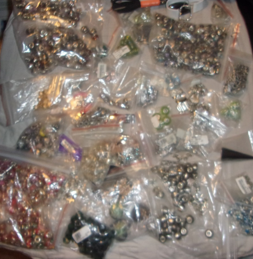 LOOSE BEADS OVER 6 LBS NEW