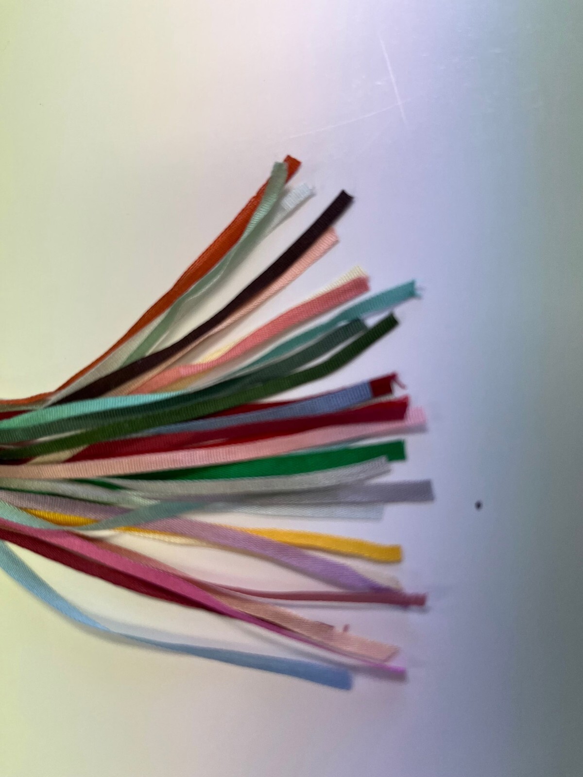 2mm Silk Ribbon 20 colors 1 yard each