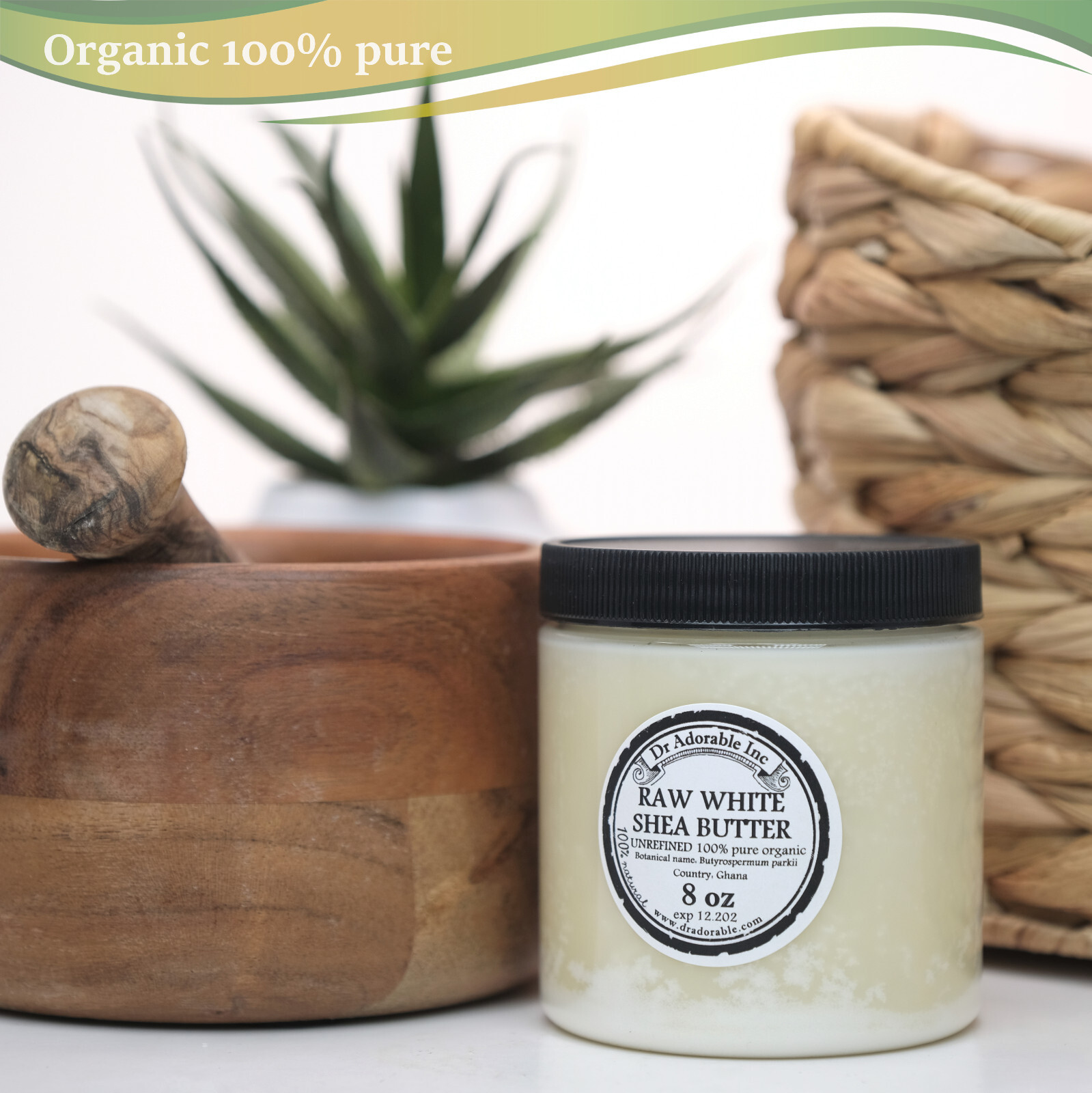 Premium Shea Butter WHITE Unrefined Raw Organic High Quality You Pick Size!