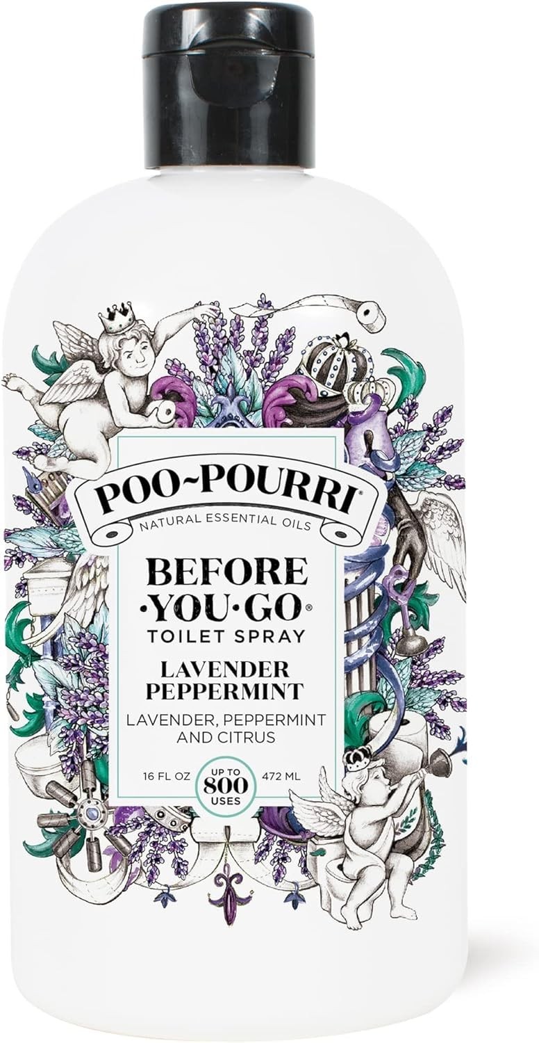 Poo-Pourri Before-You-Go Toilet Spray 16 Fl Oz (Pack of 1), Multicolor