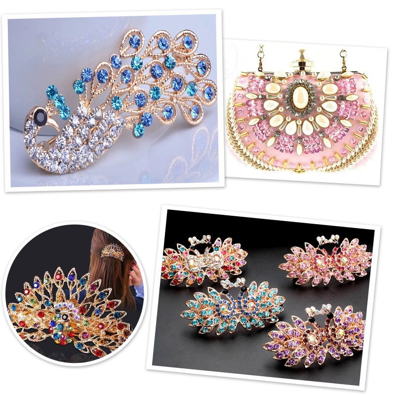 Bulk 2-6mm Jelly AB Resin Non Hot Fix Rhinestones Flat Back