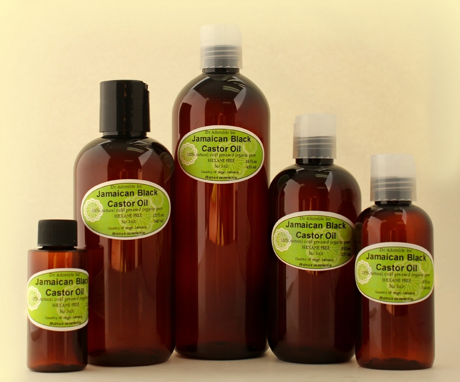 BLACK CASTOR OIL 100% PURE ALL NATURAL CARRIER OIL ORGANIC BY DR.ADORABLE 8 oz