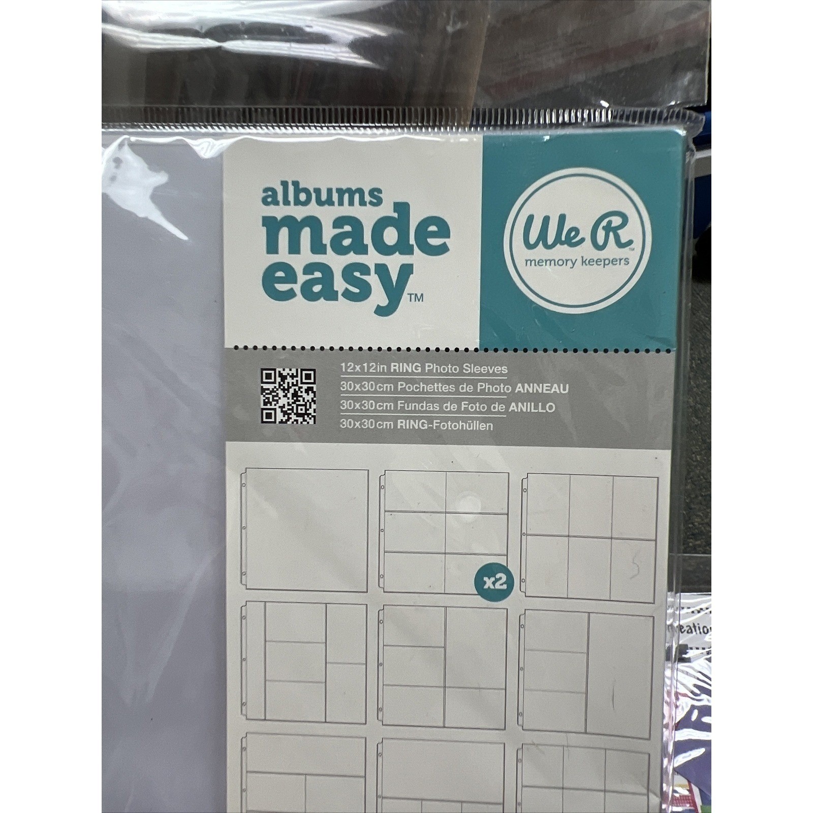 We R Ring Photo Sleeves 10 Sheets 12″X12″ We R Memory Keepers Albums Made Easy