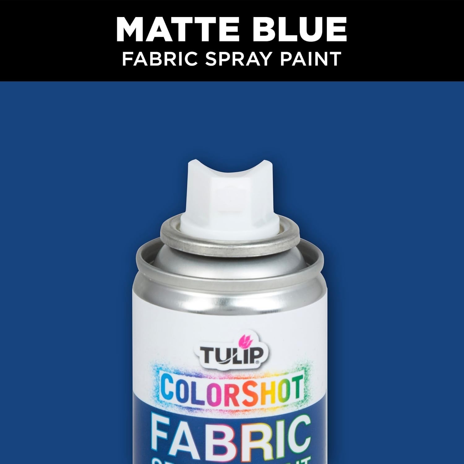 Aerosol Fabric Paint – 3oz ColorShot in Blue for Even Coverage and Durability