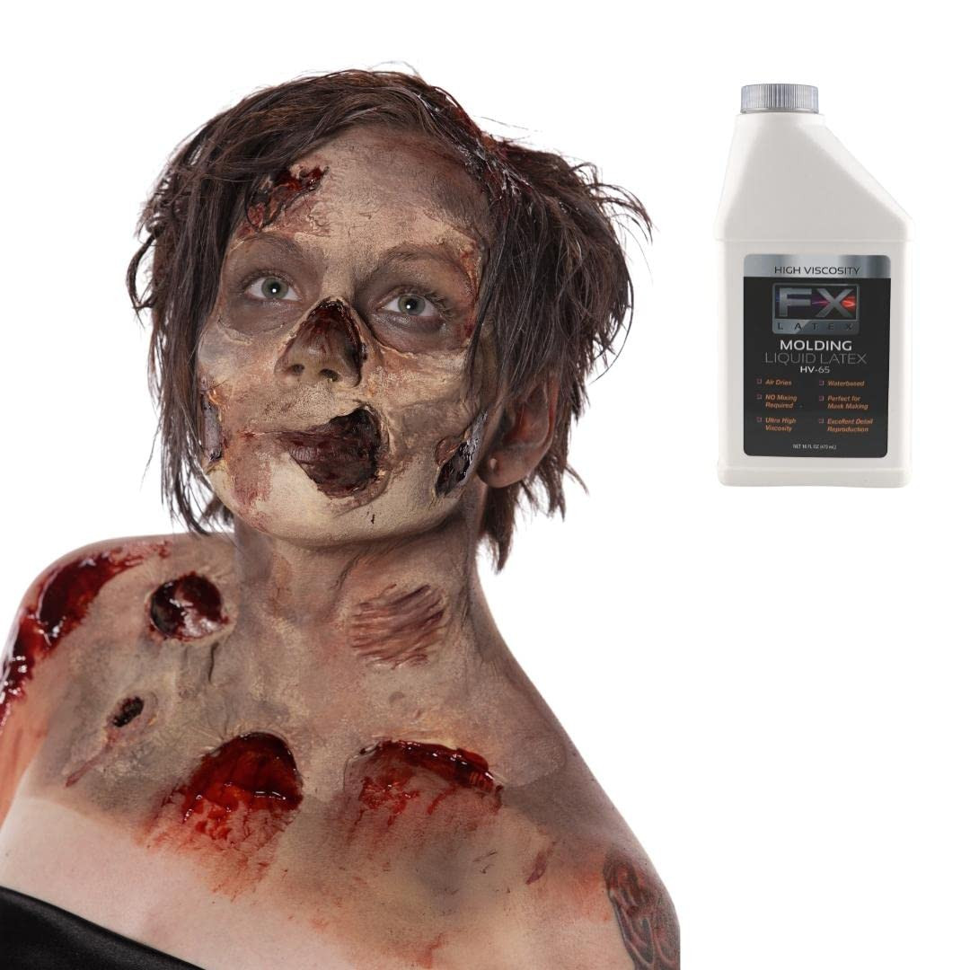 HV-65 Pint of High Viscosity Natural Liquid Latex Mold Making Rubber