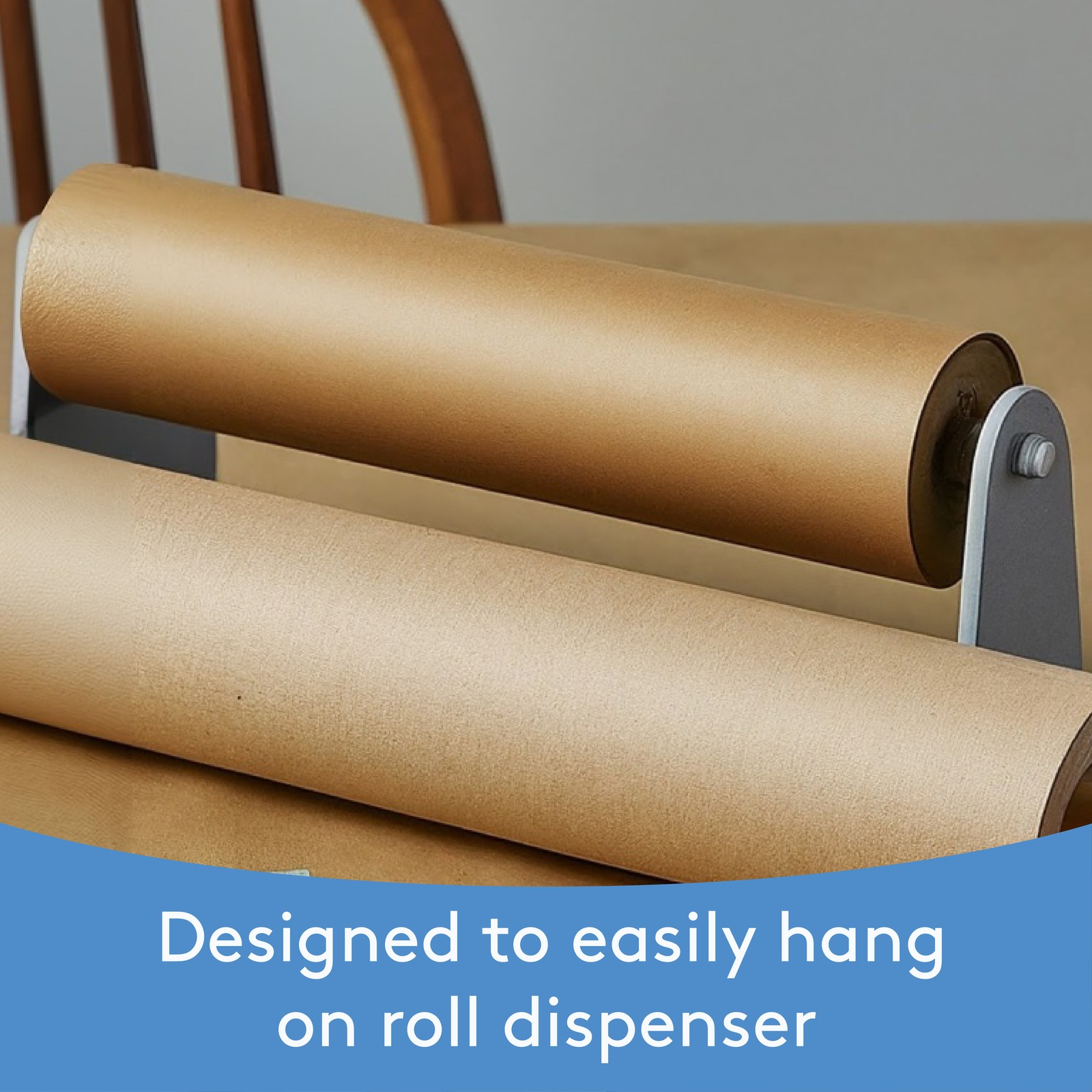 Jumbo Brown Craft Paper Roll 30” Wide, 1200” Long, for Gift Wrap| Woodpeckers