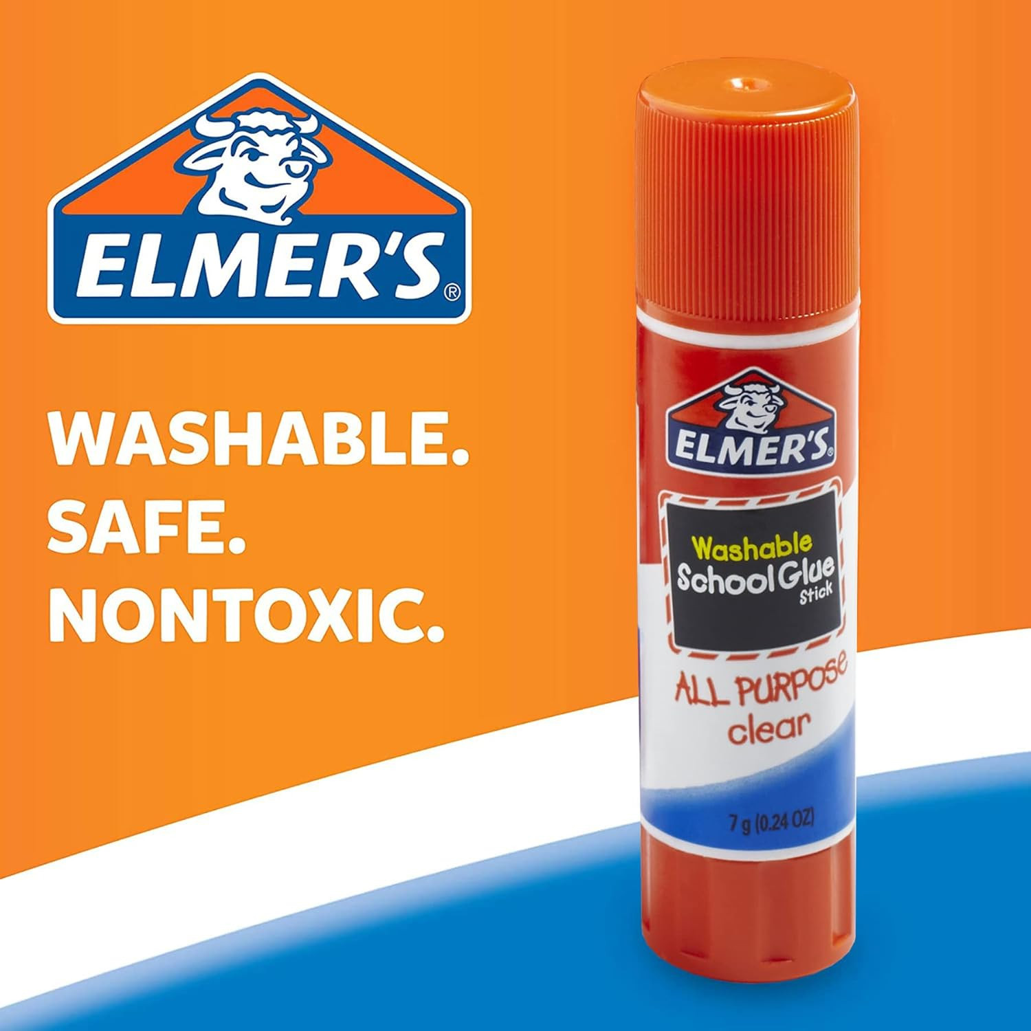 Elmer’S All Purpose School Glue Sticks, Acid-Free and Washable, Clear, 7 Grams,