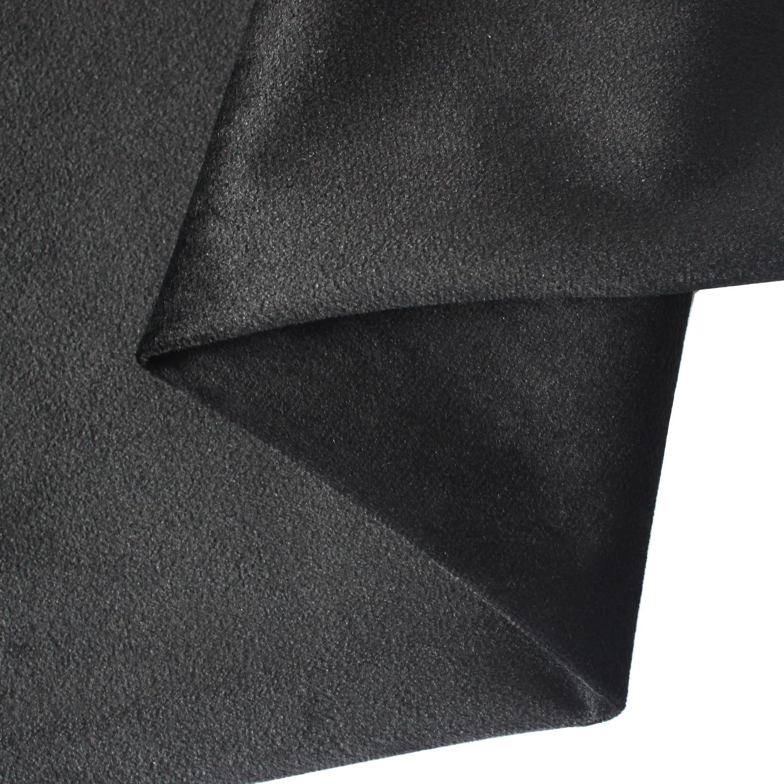 Velvet Fabric Soft Wrinkle Resistant Upholstery Apparel 60” x 80” Black